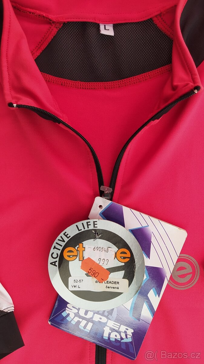 2x cyklistický dres - velikost L - NOVÝ - 2