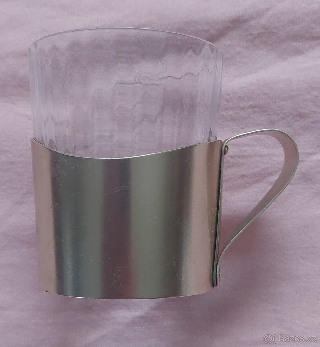 Hrníčky sklo+plech - 2