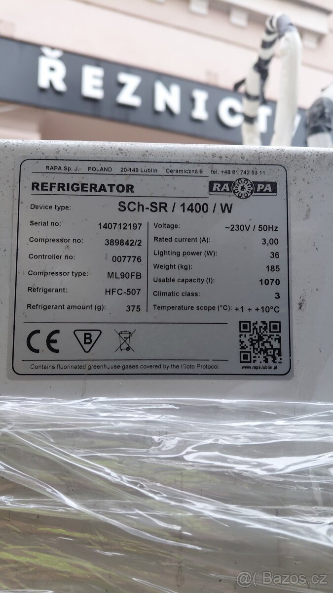 Prodejní vitrína lednice - 2