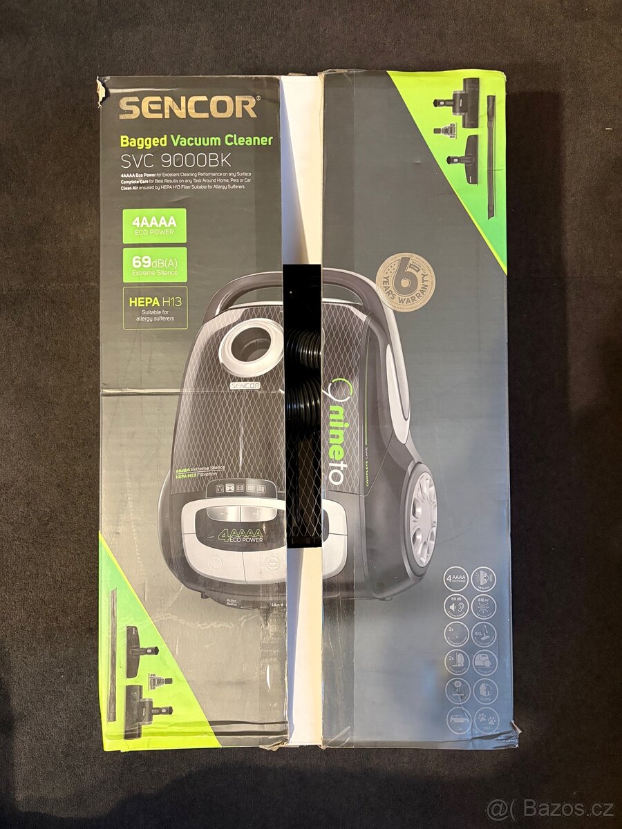 Prodám vysavač SENCOR SVC 9000BK – TOP stav - 2