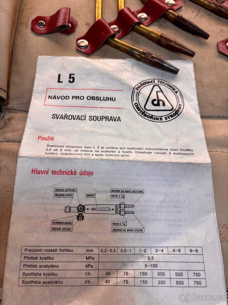 Sada pro svareni autogenem - 2