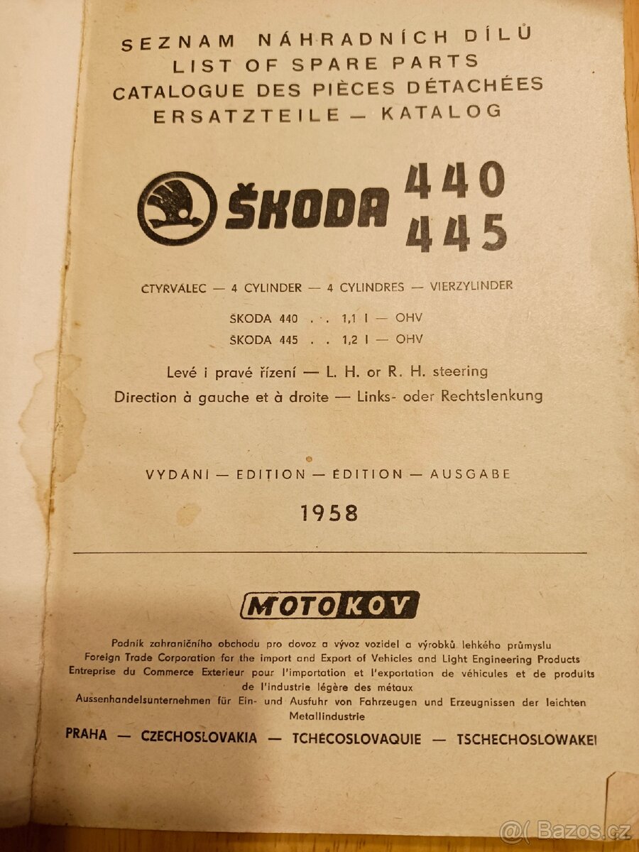 Škoda 440-445 (Spartak)-katalog ND - 2
