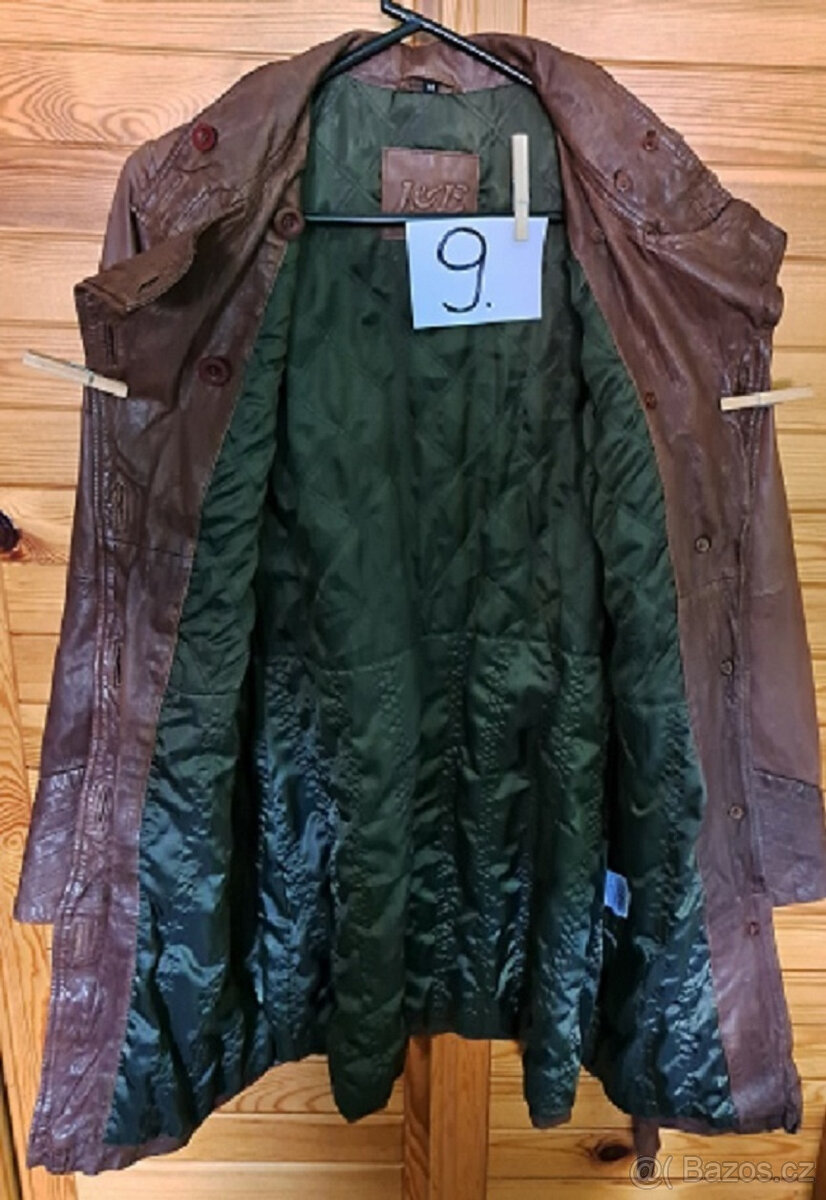 Kožený kabátek vel: S až M. - 2