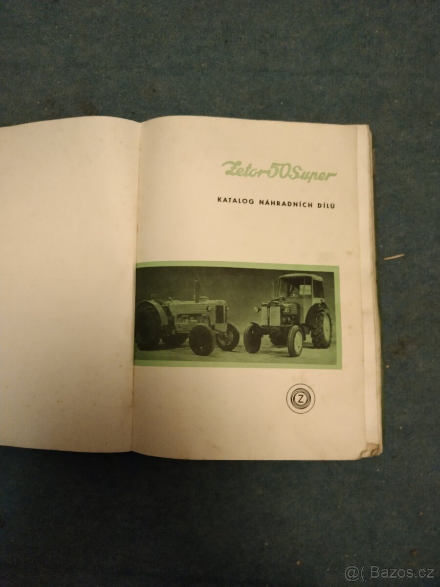 Zetor Super originální katalog ND - 2