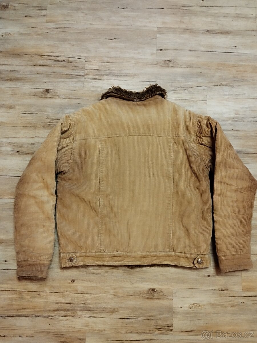 Zimní BUNDA manžestrová vel.L Unisex - 2