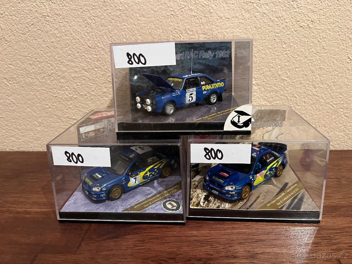 Rally modely 1:43 - 2