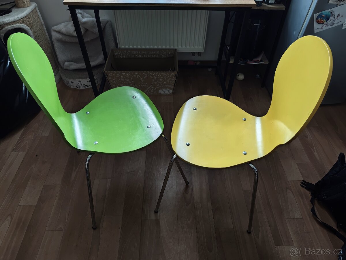 2x židle - 2