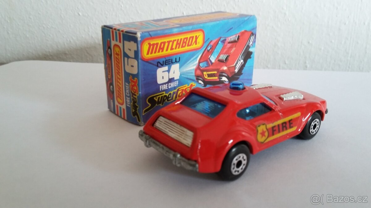 Matchbox Supefast Fire Chief 1975 No 64 - 2
