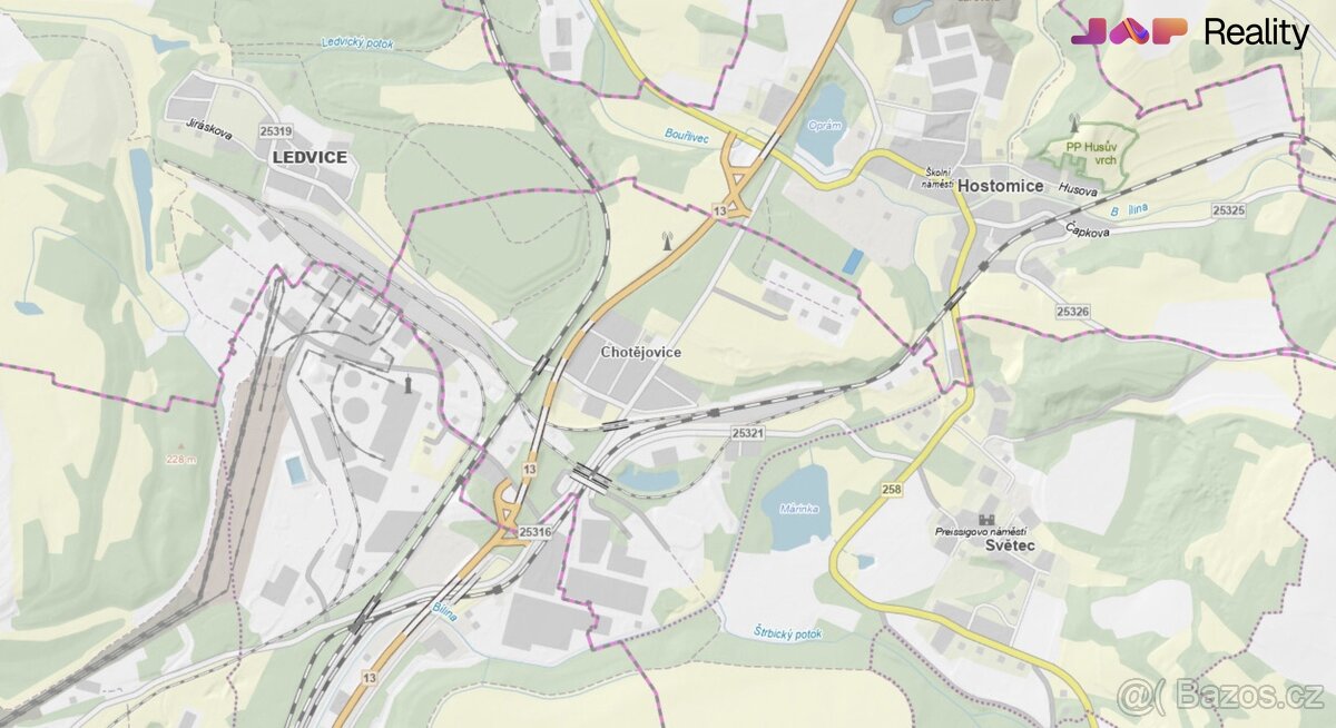 Prodej louky 3 627 m², Hostomice, ev.č. 00143 - 2