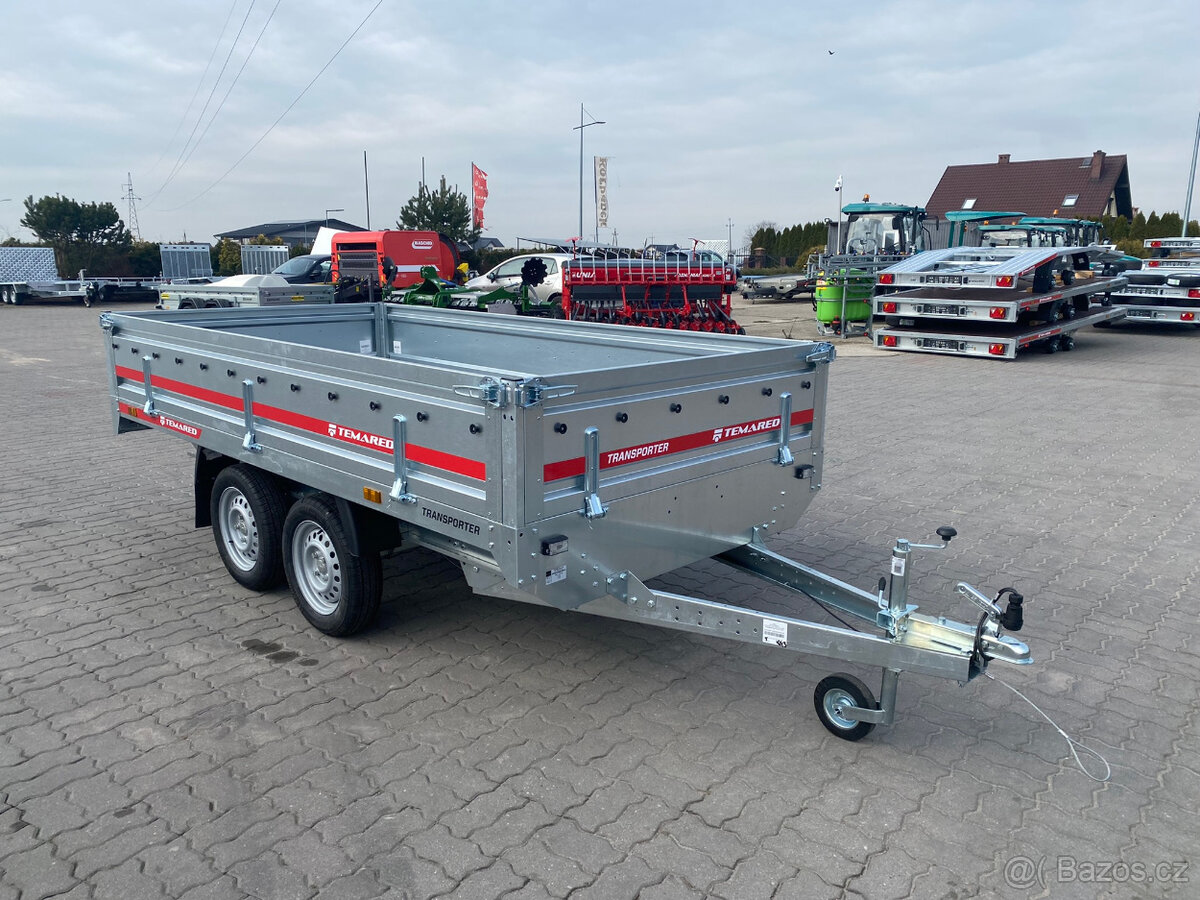 TEMARED TRANSPORTER 3015 0,75T 304 x 151/ODNIMATELNÉ BOČNICE - 2