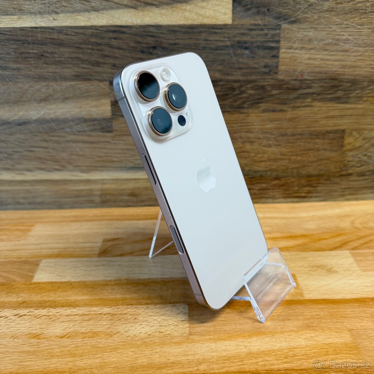 IPhone 16 Pro 256GB, pouštní Titan, 99% bat., eSIM (záruka) - 2