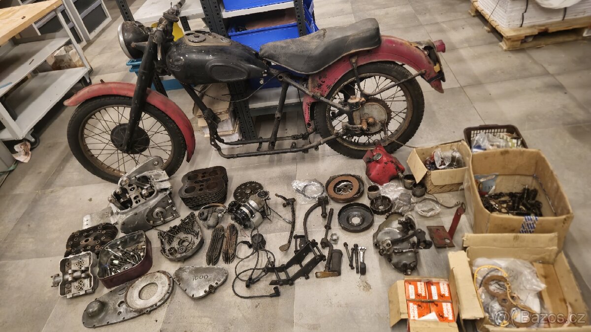 Ariel 1000 OHV 1939 4G projekt - 2