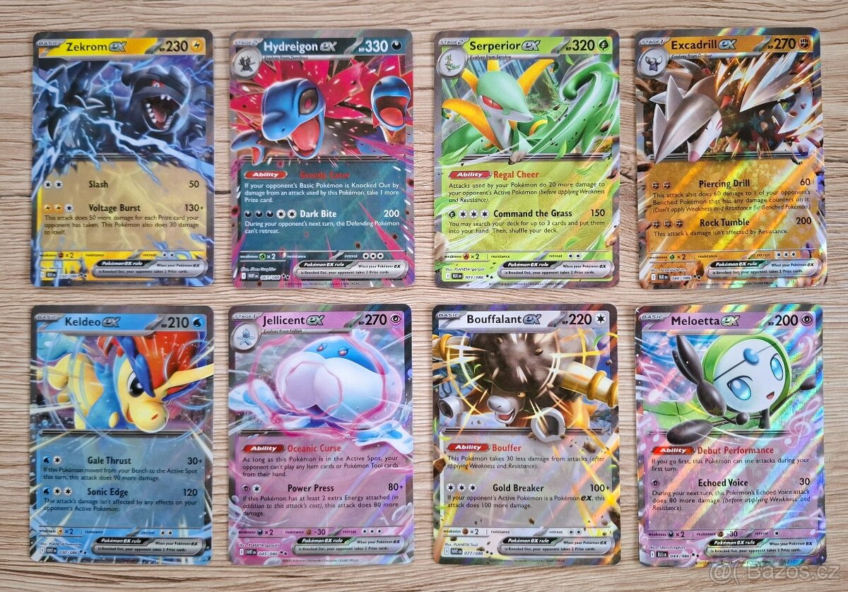 Originální karty Pokémon "ex" - perfektní stav - 2