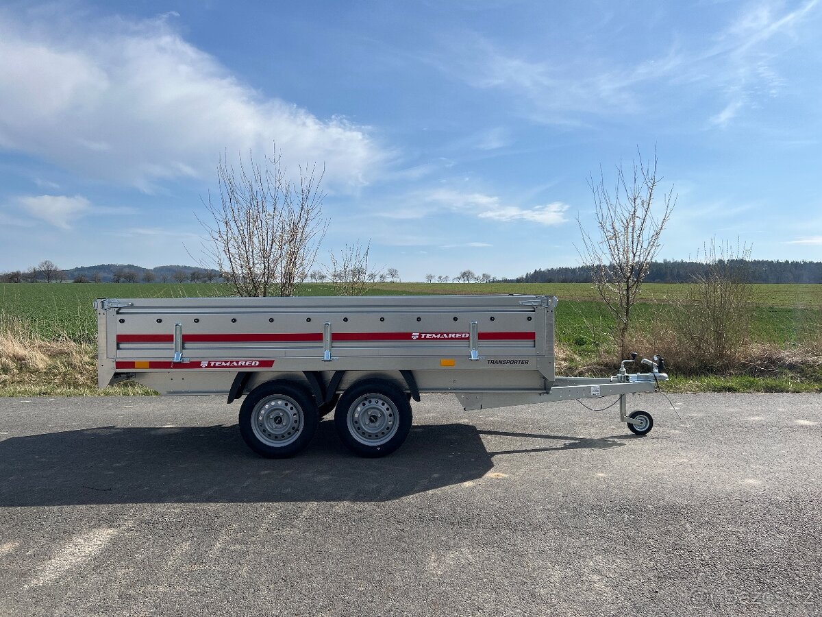 Přívěsný vozík, plato, 304x153 cm, 750 kg - 2