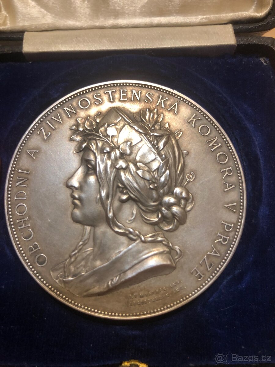 Stříbrná medaile Myslbek - 2