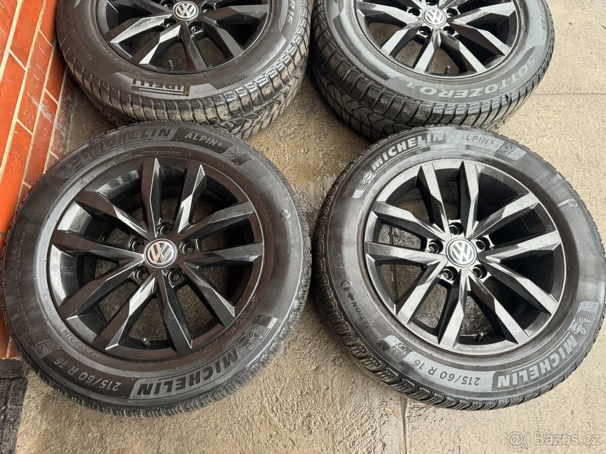Alu 16" 5x112, VW Spenag zimní 60%, SUP3 , B8 TOP - 2