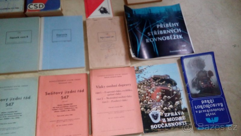 ČSD. Jízdní,oblastní řád atd. - 2
