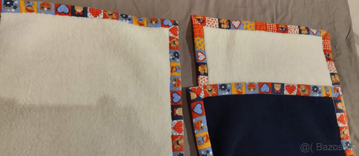 Fleecový fusak s kožíškem - 2