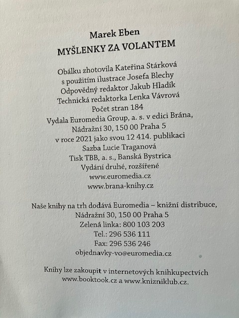 Nová kniha M.Eben - 2