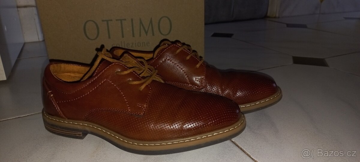 Polobotky zn. Ottimo, vel. 36, barva Camel - 2