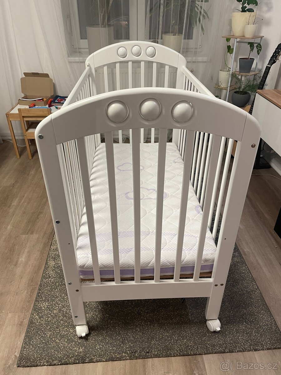 Dřevěná dětská postýlka Scarlett Atlanta - 2