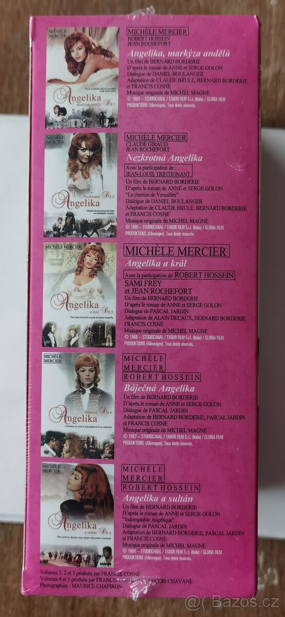 DVD-kolekce. 3x pohádka a 5x Angelika - 2