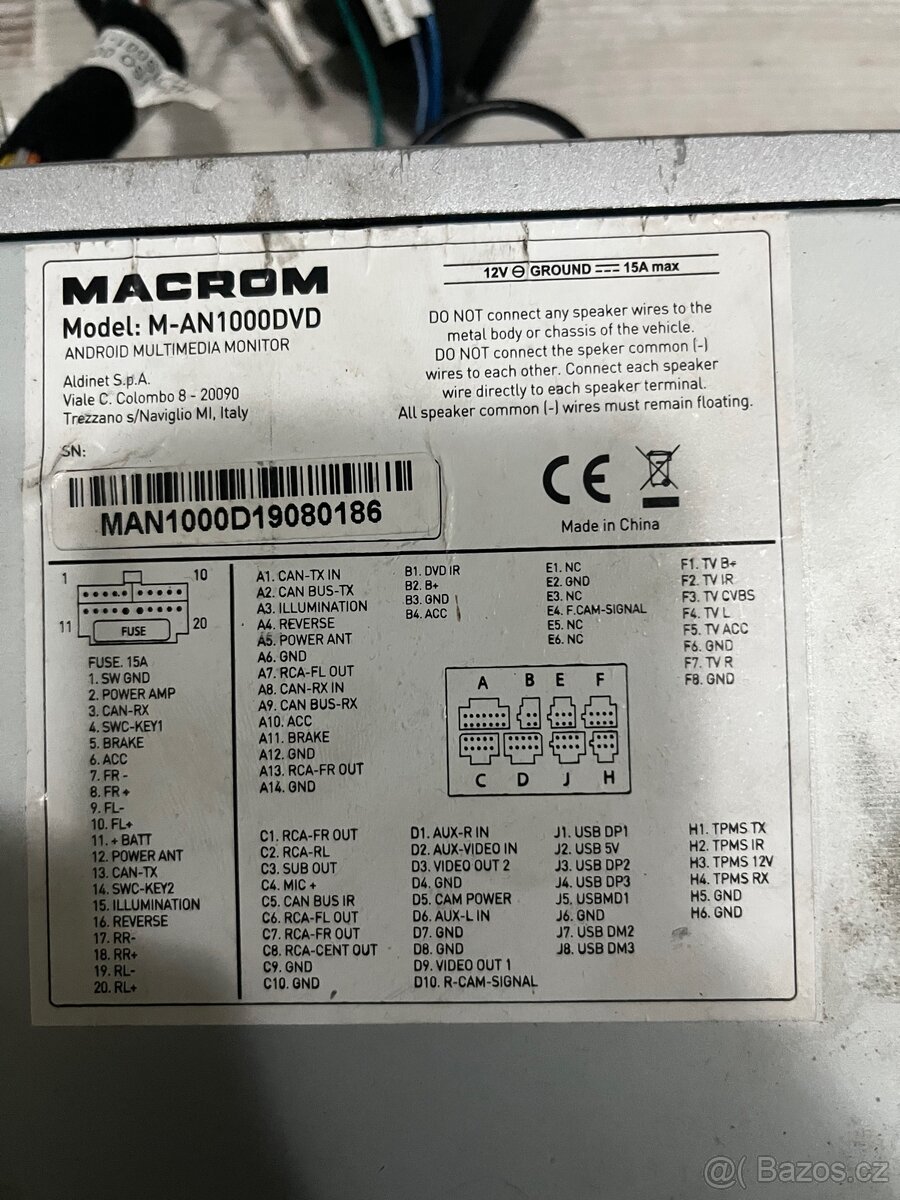 2din autorádio macrom - 2