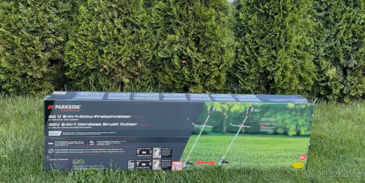 Parkside Performance Aku křovinořez 2 v 1 PPAFS 40 - 2