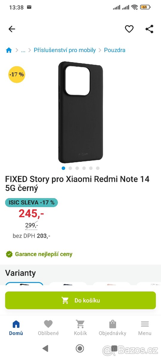 Kryt na xiaomi redmi note 14 5g (49 alzabox) - 2