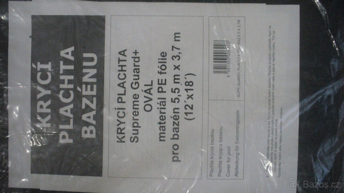 Krycí plachta Supreme pro bazén - 2