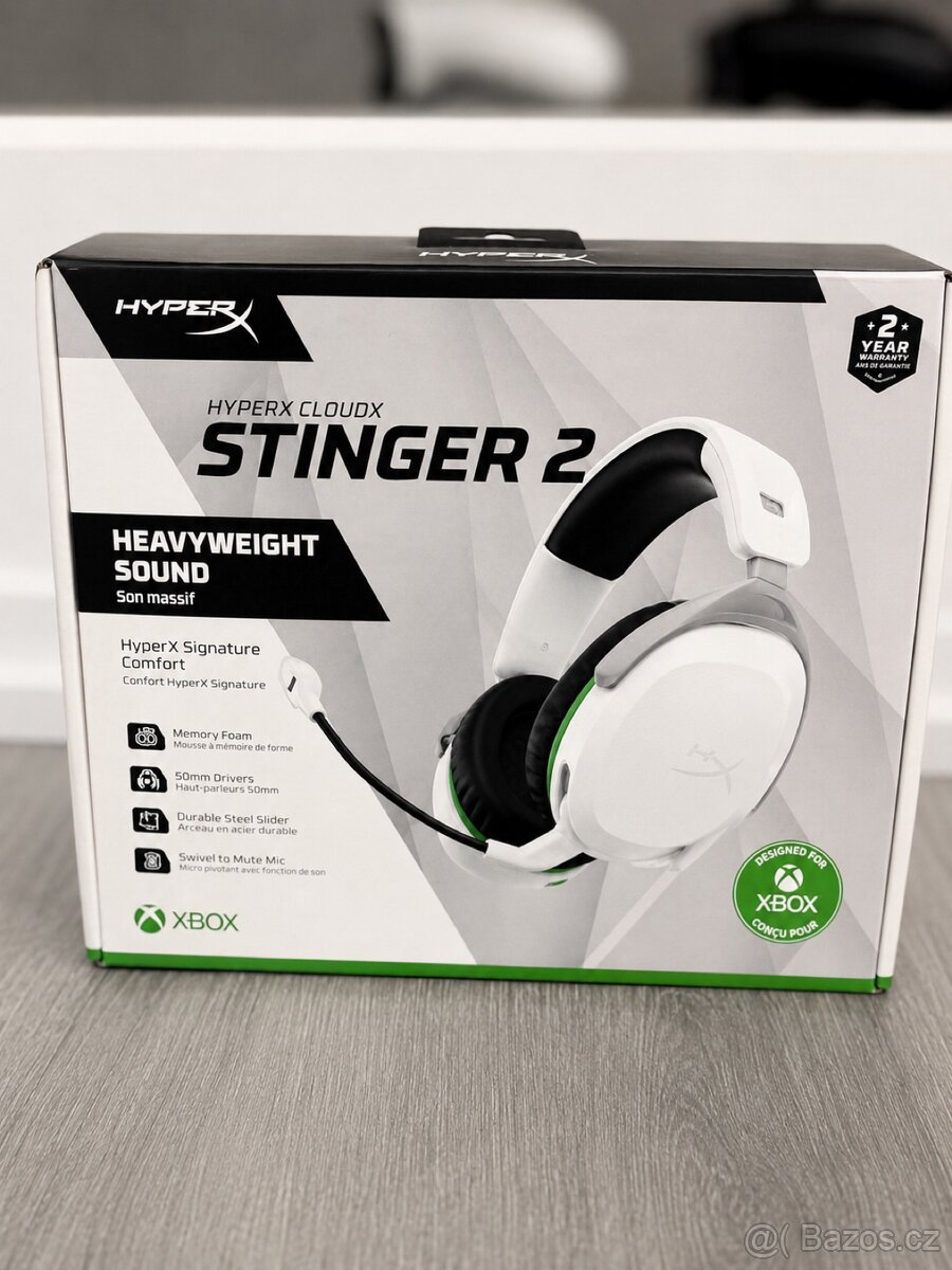 Herní sluchátka, HyperX CloudX Stinger 2 - 2
