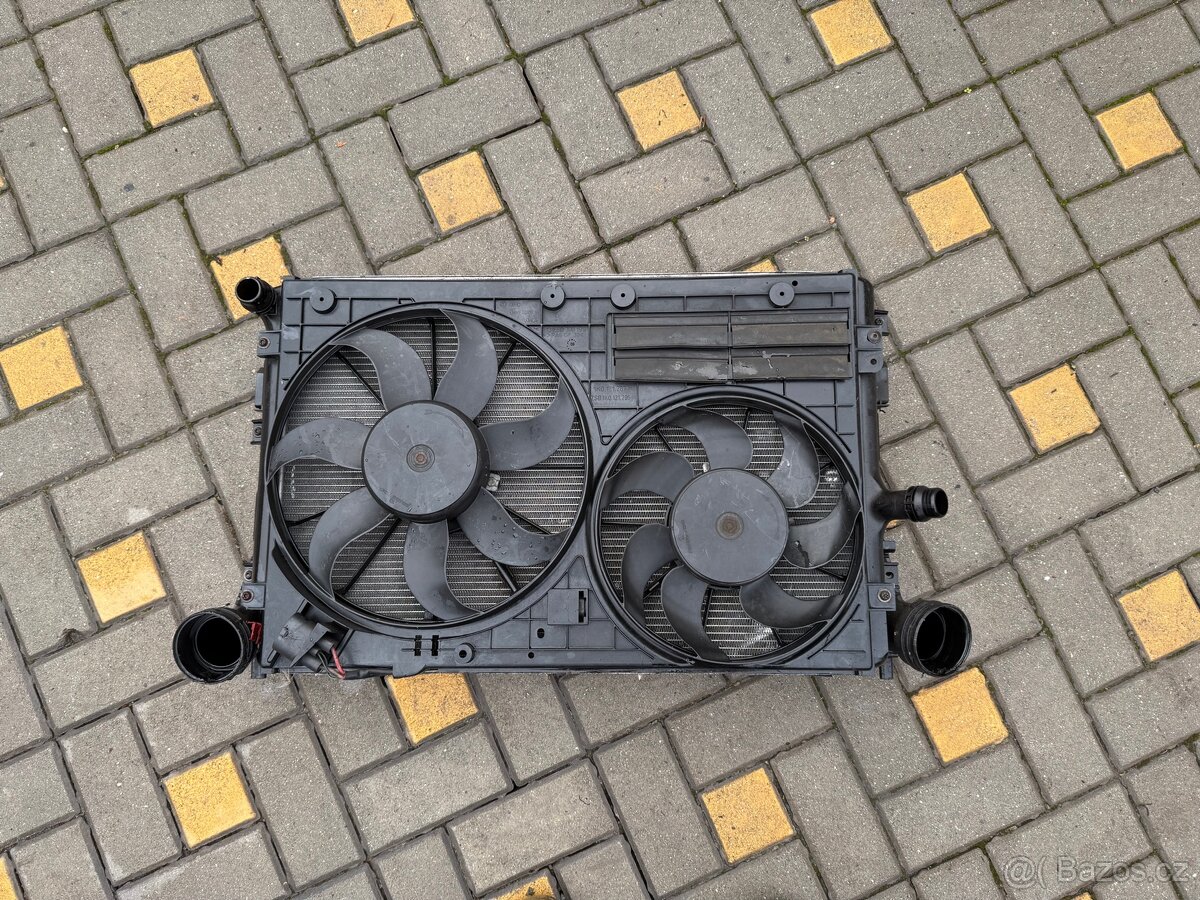 VW Passat B6 2.0 TDI chladič sahara intercooler. CBA - 2