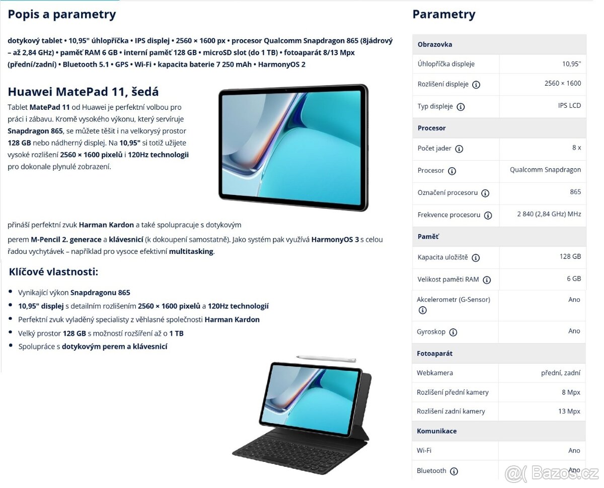 Tablet Huawei matepad 11 - 2