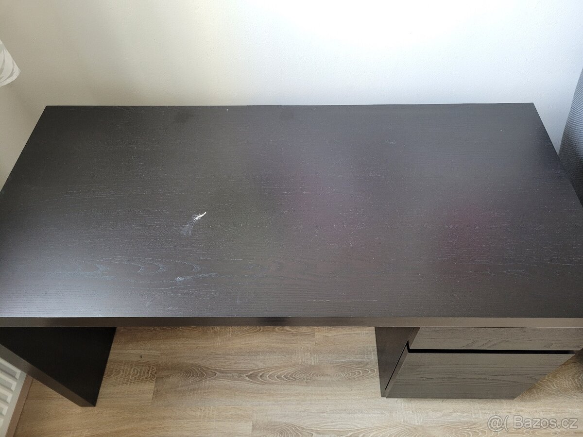 Psací stůl Ikea Malm černá - 2