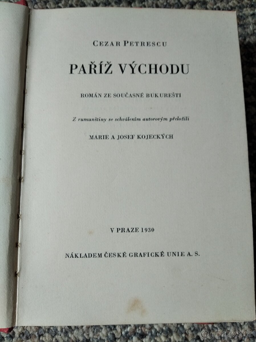Paříž východu, Petrescu - 2