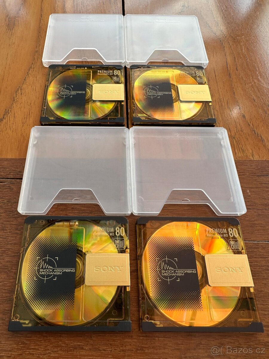Sony Minidisc MD Premium 80min GOLD. - 2
