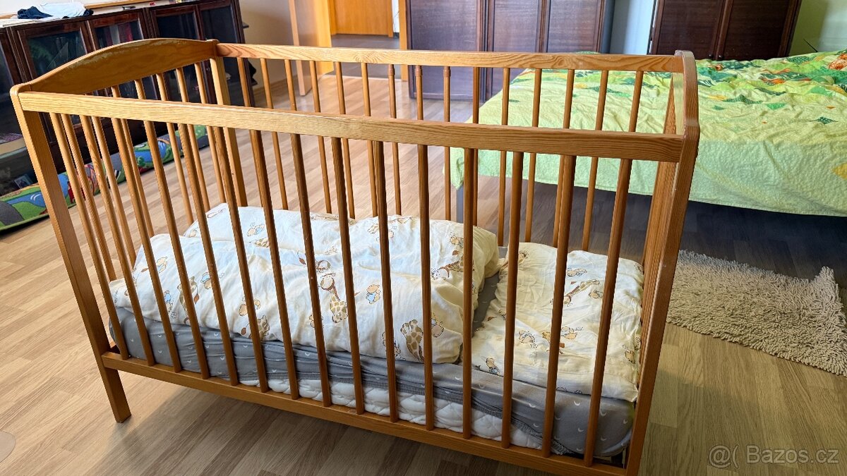 Dětská postýlka 120x60 vcetne matrace - 2
