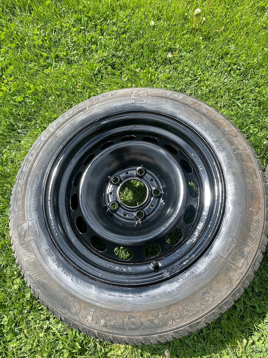 Plechové disky BMW e39 5x120 R15 - 2