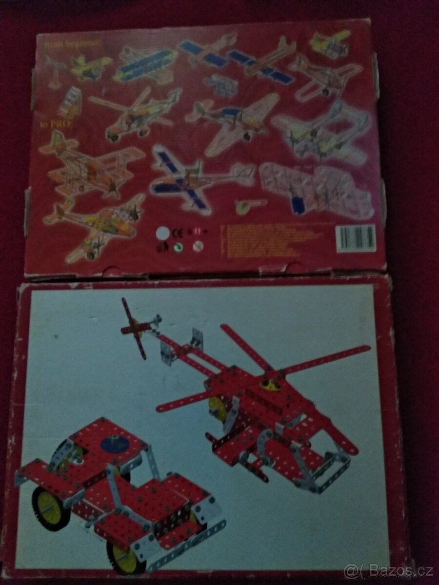 2 prázdné staré krabice od stavebnice Merkur - 2