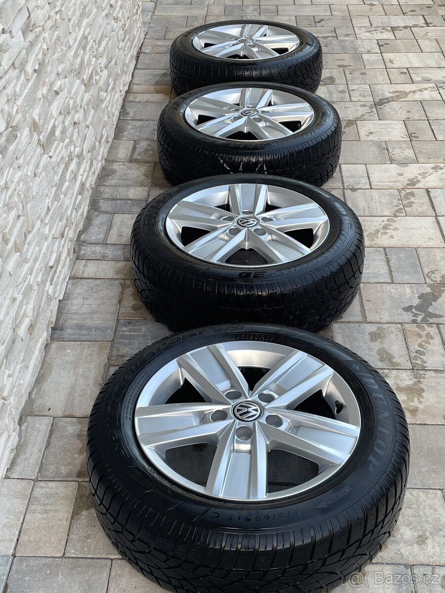 Original VW zimní alu kola R17 DEVONPORT T5 T6 T6.1 Multivan - 2