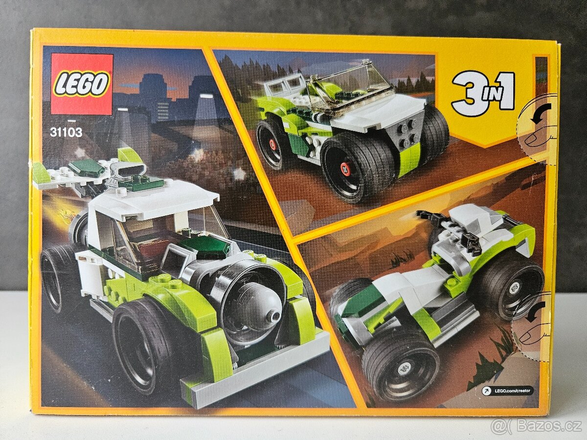 Lego Creator Auto s raketovým pohonem 3 v 1, 7+, 31103 - 2