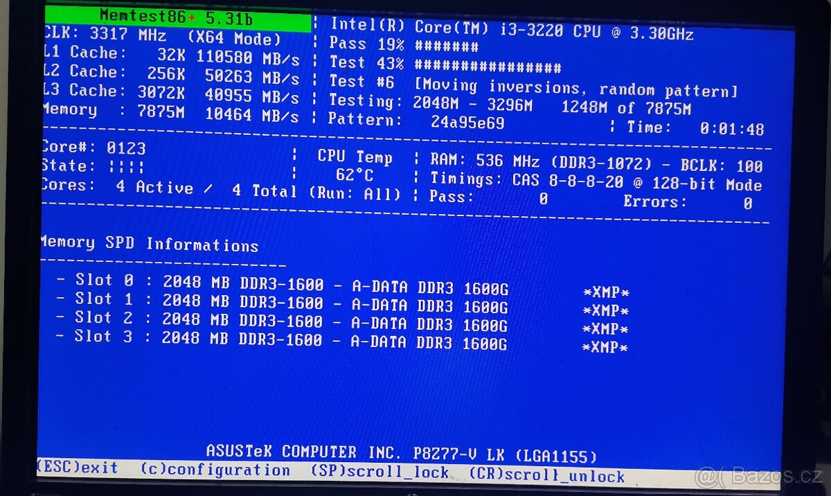 ADATA XPG Gaming Series 8GB DDR3 1600MHz 2x(2x2GB) CL9 - 2
