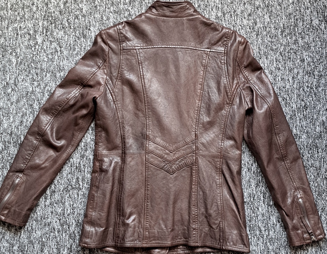 Dámská kožená bunda - brown Gipsy - 2