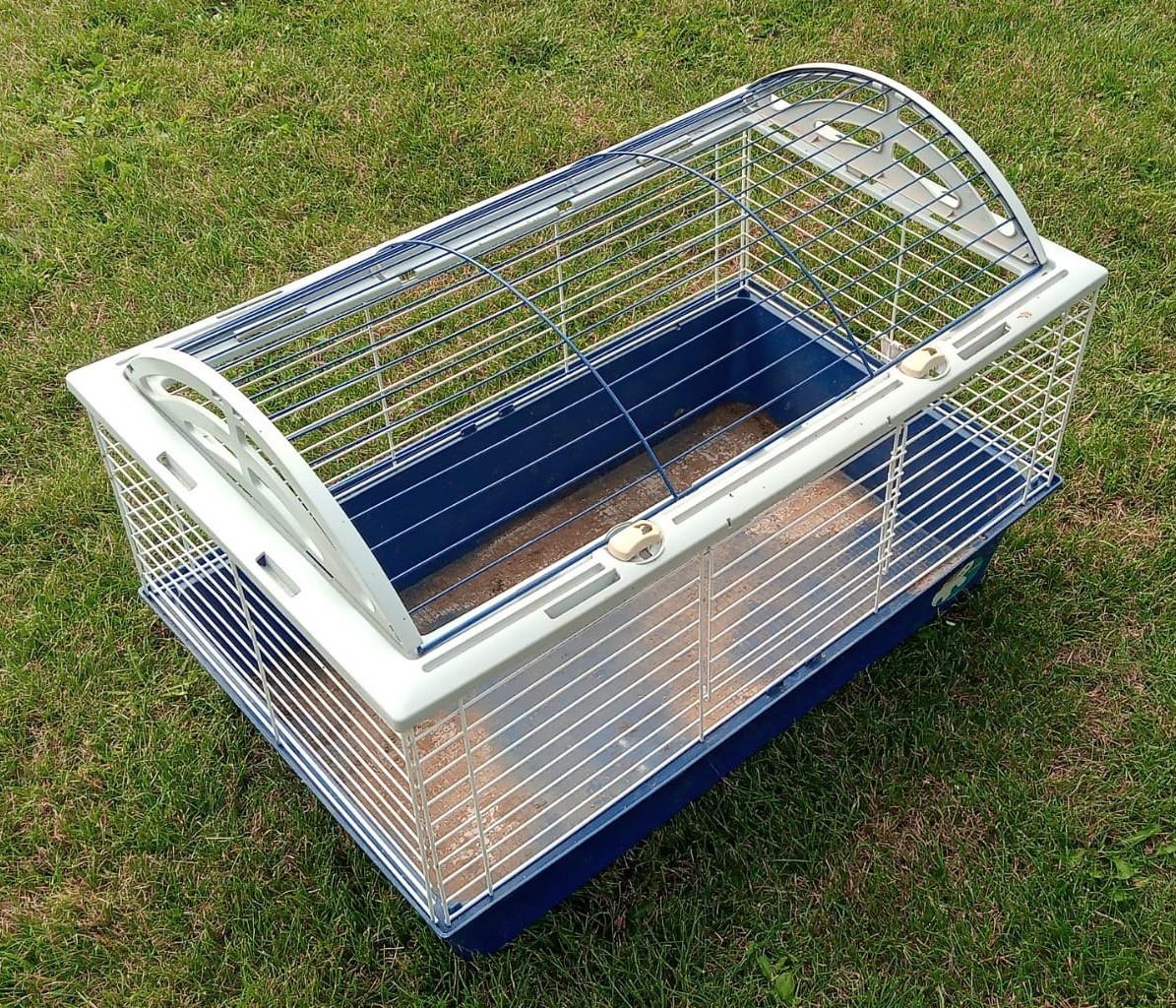 Klec pro malé hlodavce, Ferplast Casita 80, modro/šedá - 2