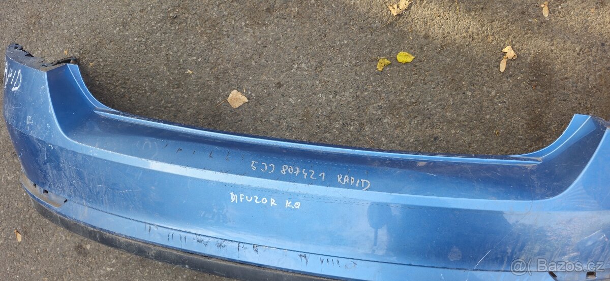 Zadni naraznik skoda rapid 5jj807421 - 2