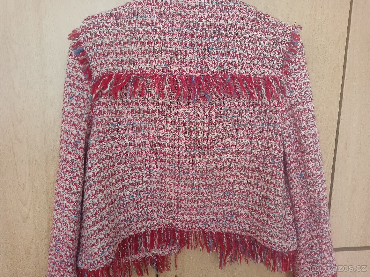 Dámské sako (kabátek) zn. Zara basic, vel. L - 2