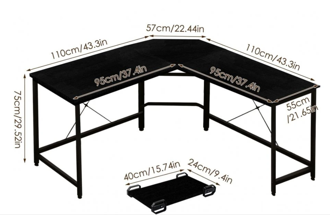 Rohový psací stůl - 2