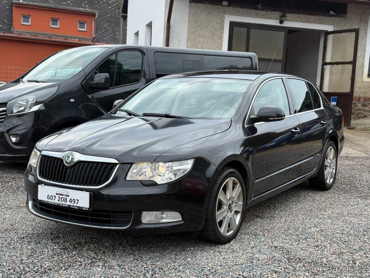 Škoda Superb II 1.4tsi 92kw /tažné/senzory/2011 - 2