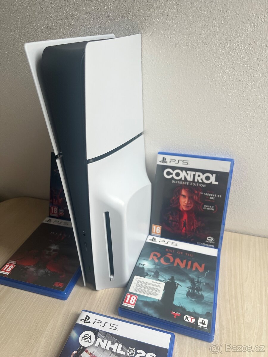 Herní konzole PS5 / PlayStation 5 Slim s mechanikou a zaruko - 2