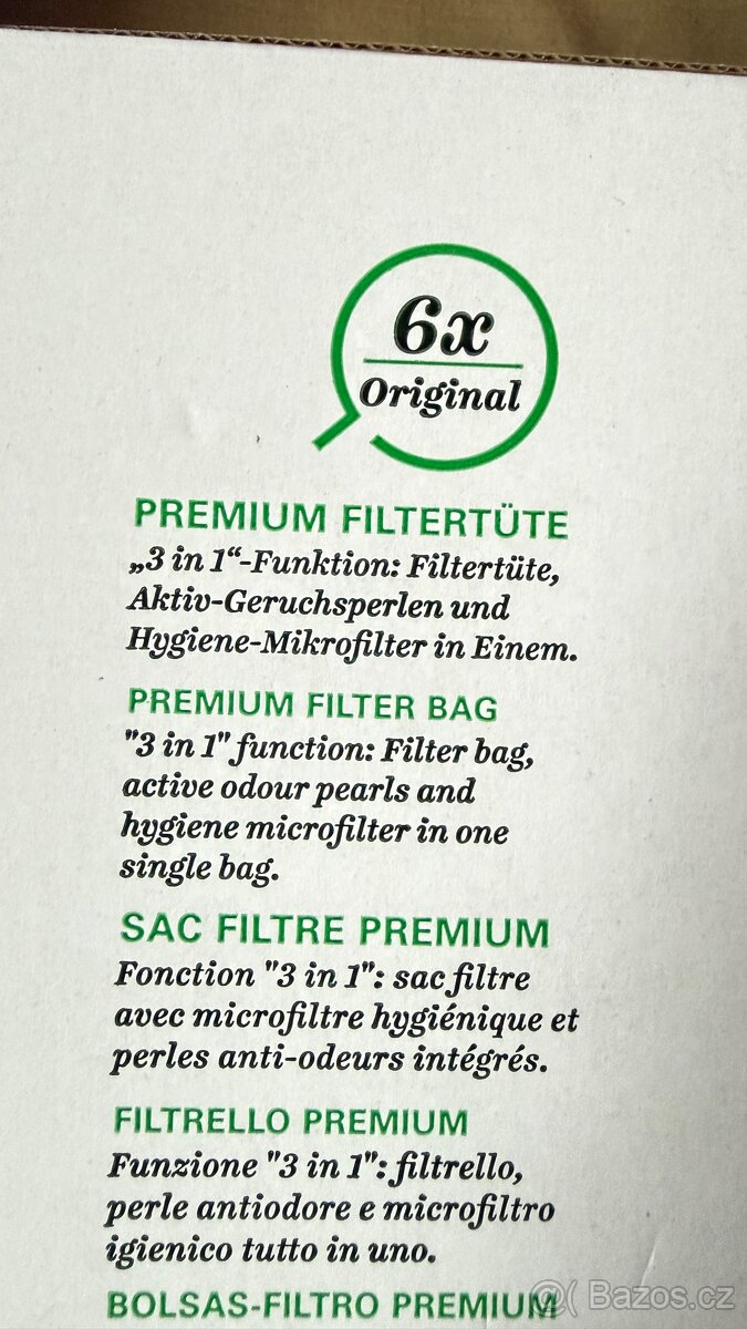 Čistí prášek k vysavači VORWERK - 2